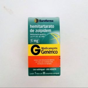 Zolpidem SL 5mg (Patz SL) - 30 Comprimidos Sublinguais