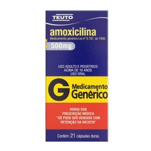 Amoxicilina 500mg - 21 Comprimidos