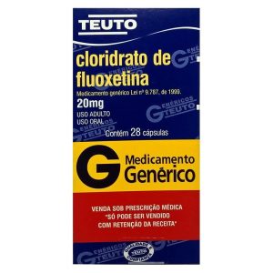Fluoxetina (Prozac/Daforin/Psipax) 20mg - 30 Capsulas