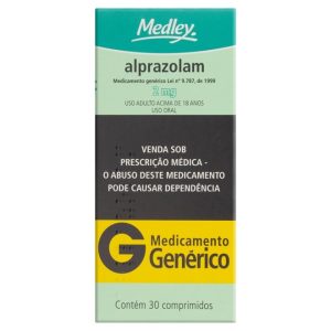 Alprazolam (Frontal/Apraz) 2mg - 30 Comprimidos
