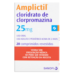 Amplictil 25mg - 20 Comprimidos
