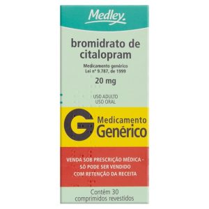 Citalopram (Celexa/Cipramil/Cipram) 20mg - 30 Comprimidos