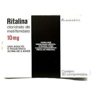 Ritalina 10mg - 30 Comprimidos