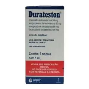Durateston Propionato de Testosterona 250mg/ml - 1 ampola de 1ml